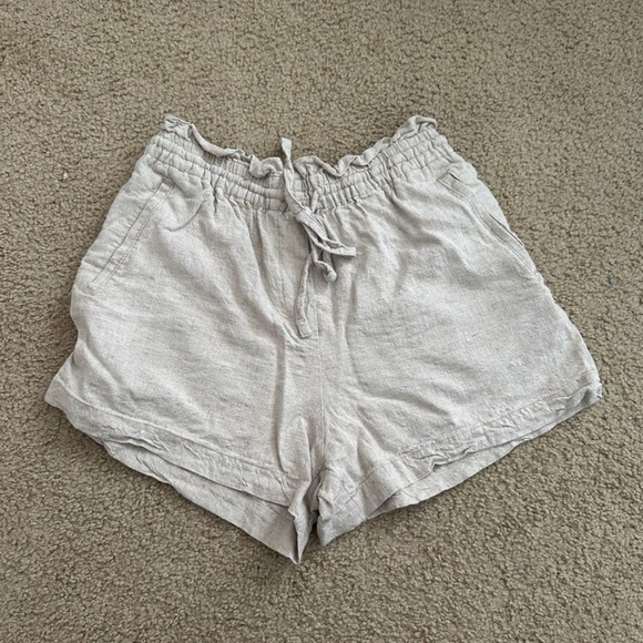 h&m pull on linen shorts - Picture 1 of 1